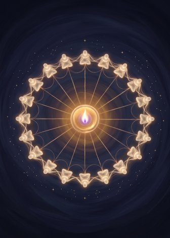 The Table of Connection Oracle card back