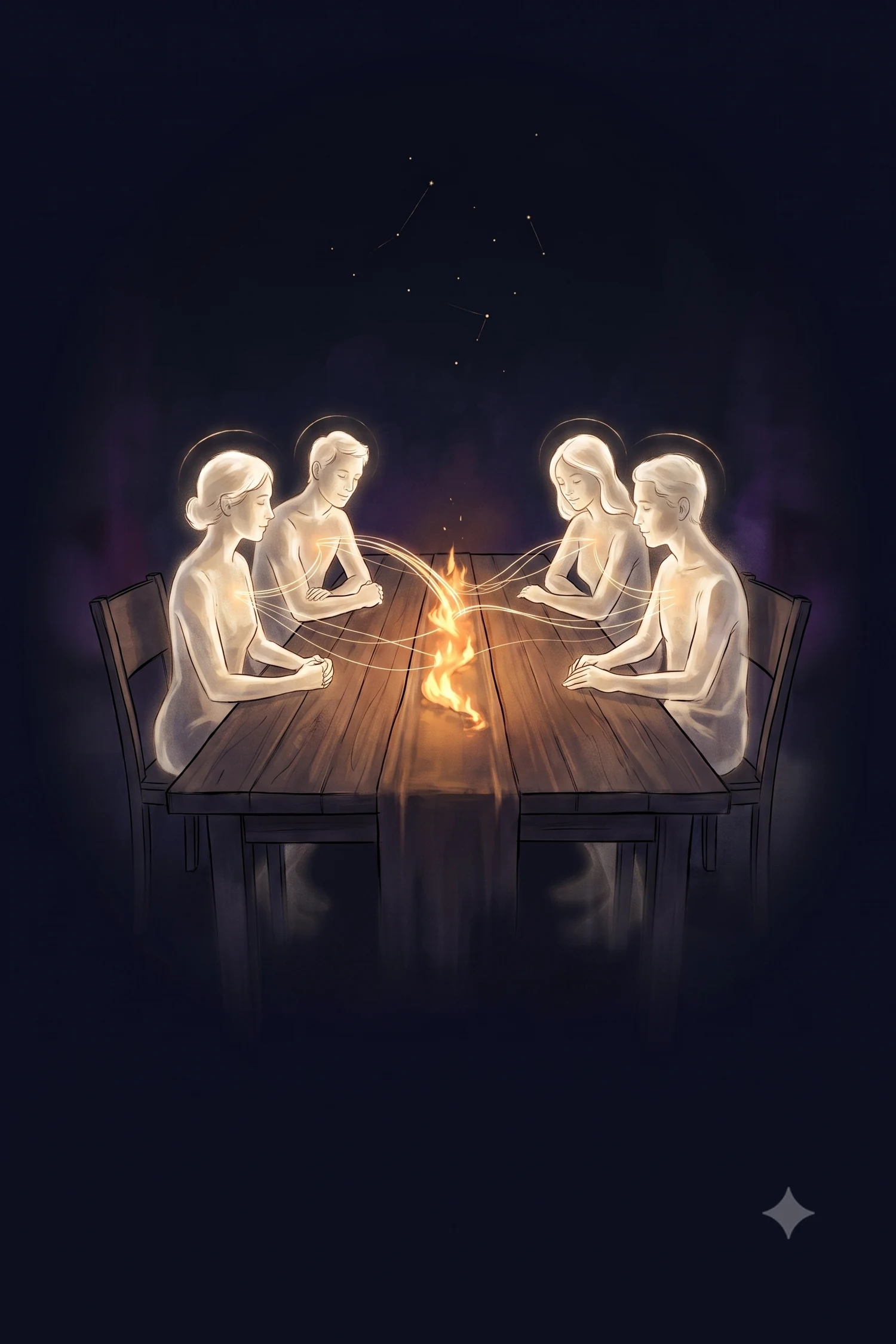 The Table of Connection oracle deck
