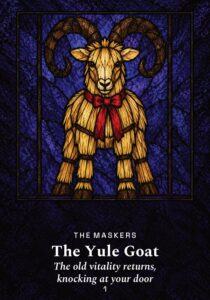The Yule Goat oracle card