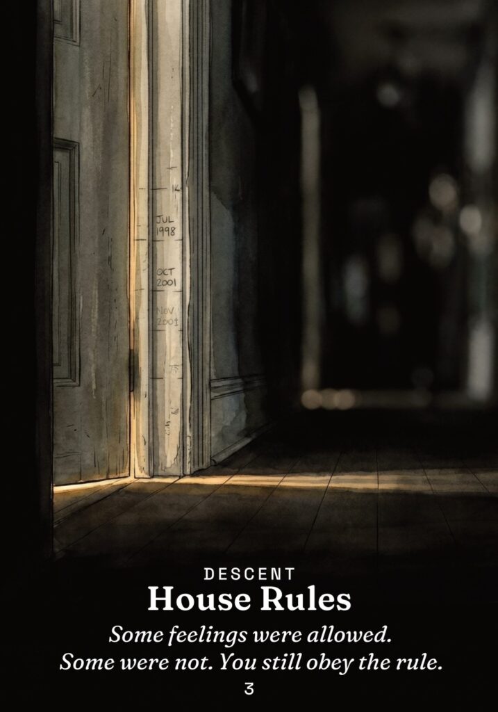 House Rules oracle card from The Gold in the Dark deck