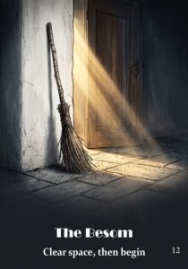 The Besom oracle card