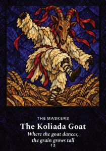 The Koliada Goat oracle card