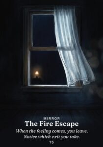The Fire Escape oracle card