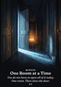 One Room at a Time oracle card