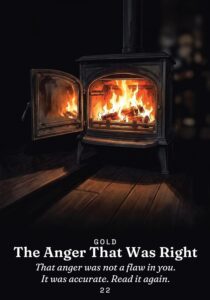 The Anger That Was Right oracle card
