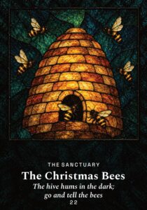 The Christmas Bees oracle card