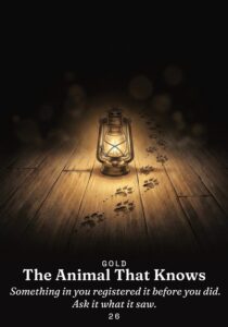 The Animal That Knows oracle card