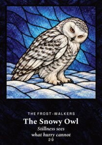 The Snowy Owl oracle card