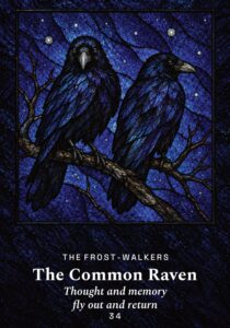 The Common Raven oracle card