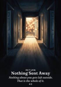 Nothing Sent Away oracle card