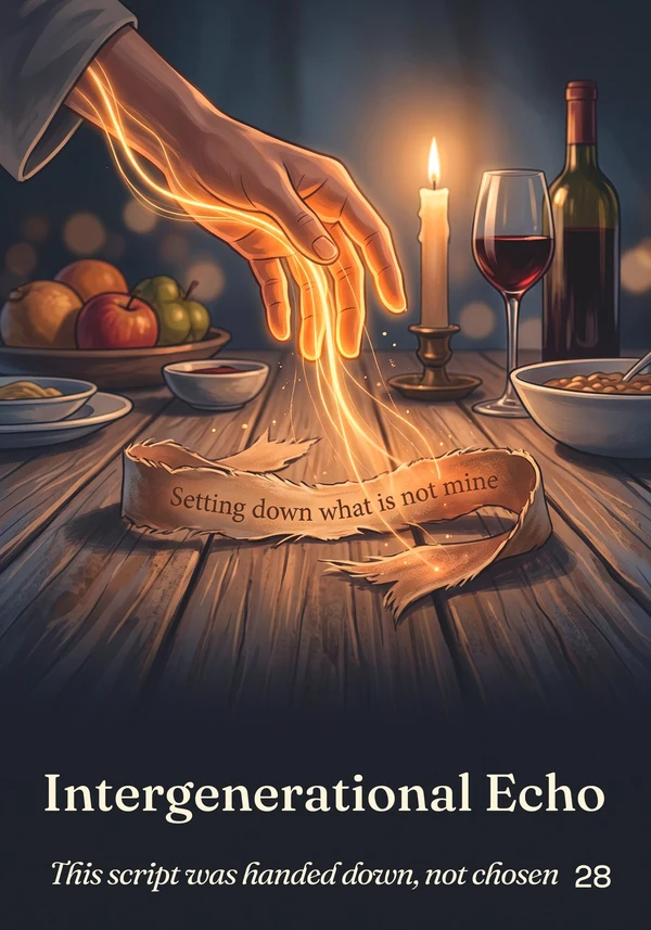 The Intergenerational Echo card from The Table of Connection Oracle.