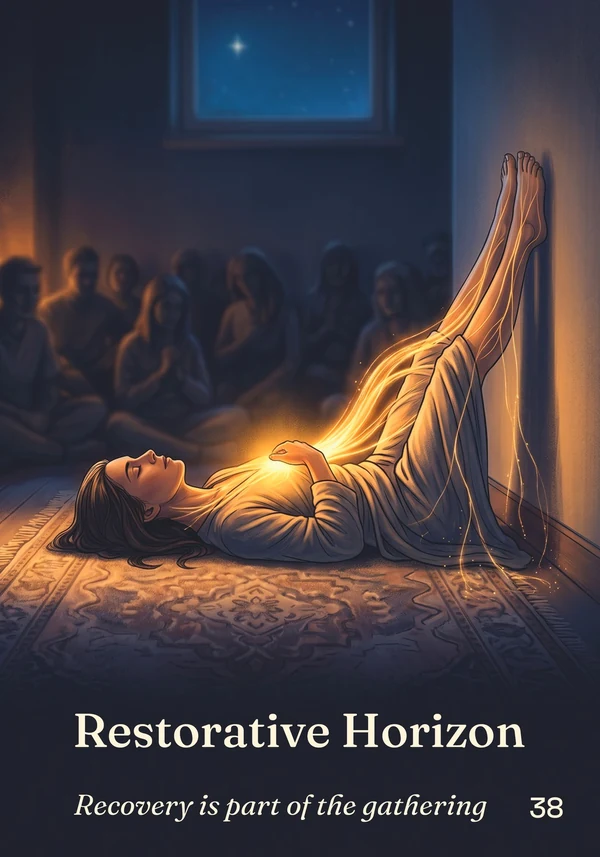 The Restorative Horizon card from The Table of Connection Oracle.