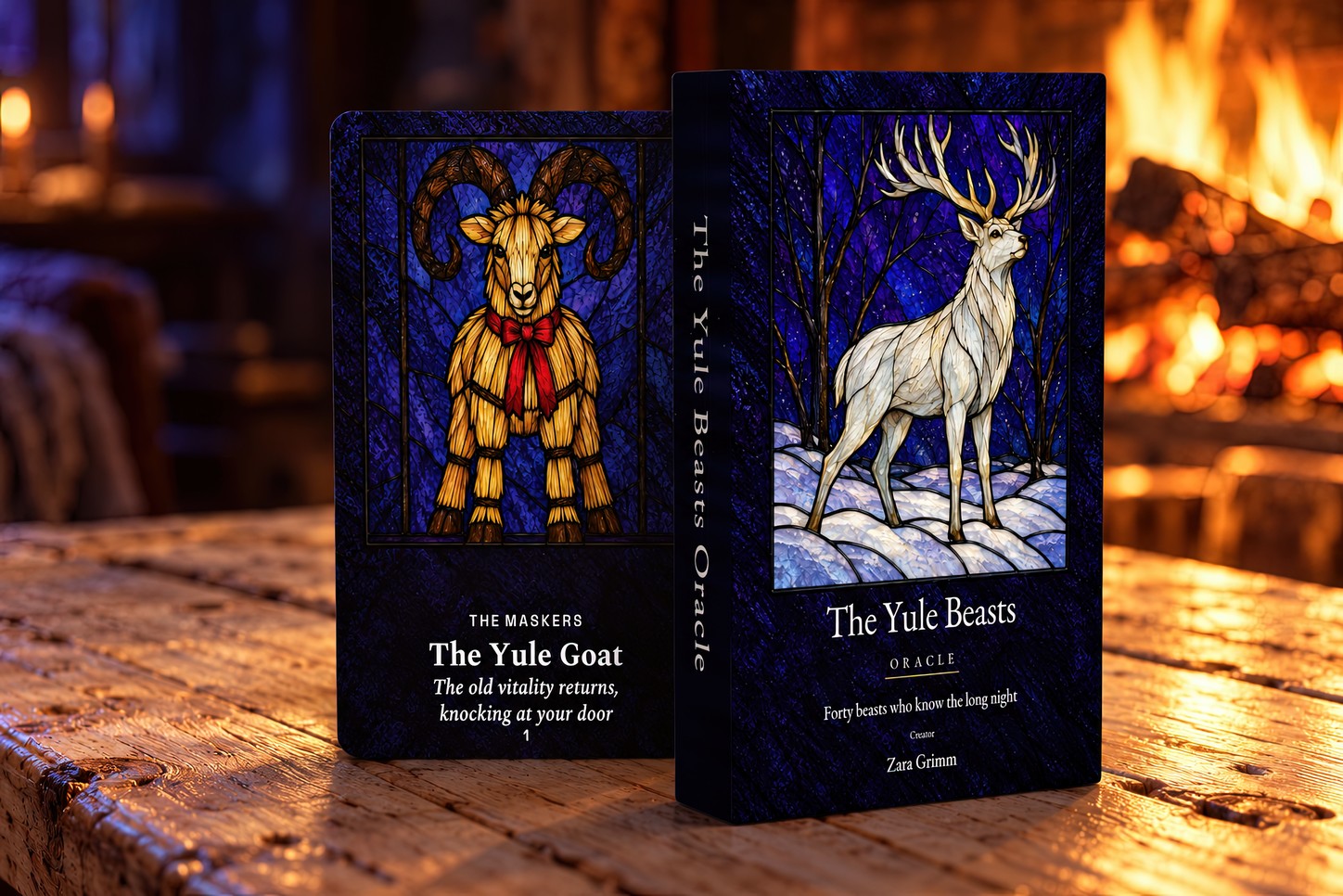The Yule Beasts Oracle Deck