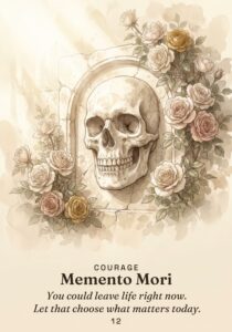 Memento Mori oracle card