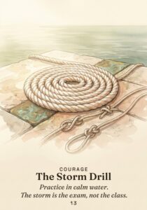 The Storm Drill oracle card
