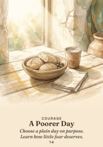 A Poorer Day oracle card