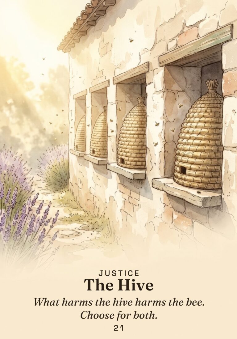 The Hive oracle card from The Stoic Oracle