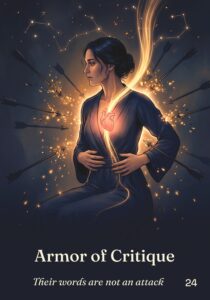 Armor of Critique oracle card