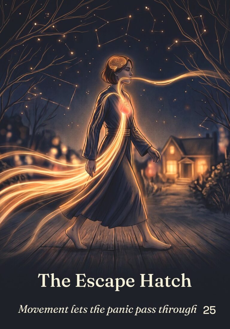 The Escape Hatch oracle card from The Table of Connection Oracle