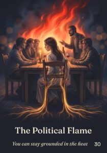 The Political Flame oracle card
