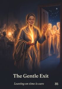 The Gentle Exit oracle card