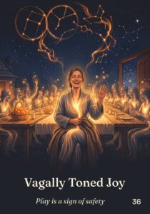 Vagally Toned Joy oracle card